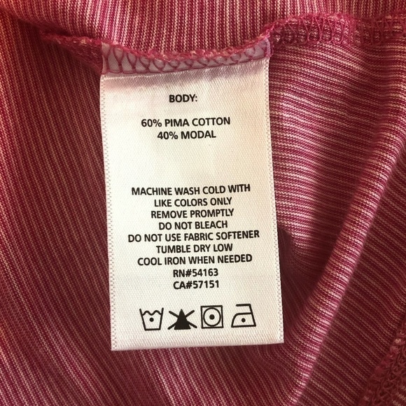 CALVIN KLEIN PERFORMANCE T-Shirt Size Large Red White Athletic Long Sleeve - Picture 6 of 10